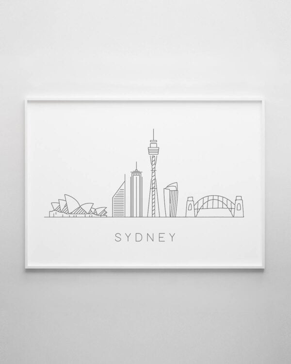 Sydney Skyline Print