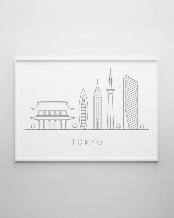 Tokyo Skyline Print