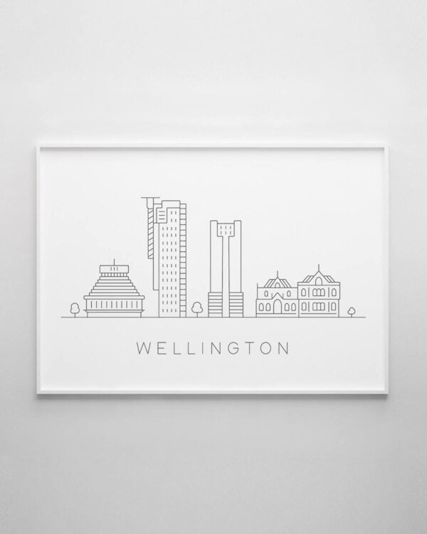 Wellington Skyline Print