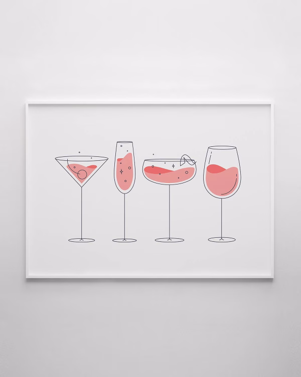 Cocktails Print No.4