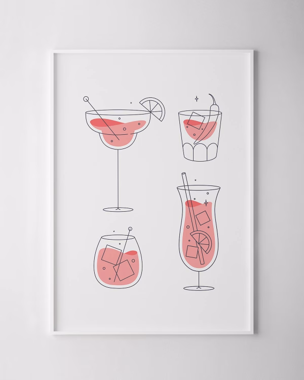 Cocktails Print No.1