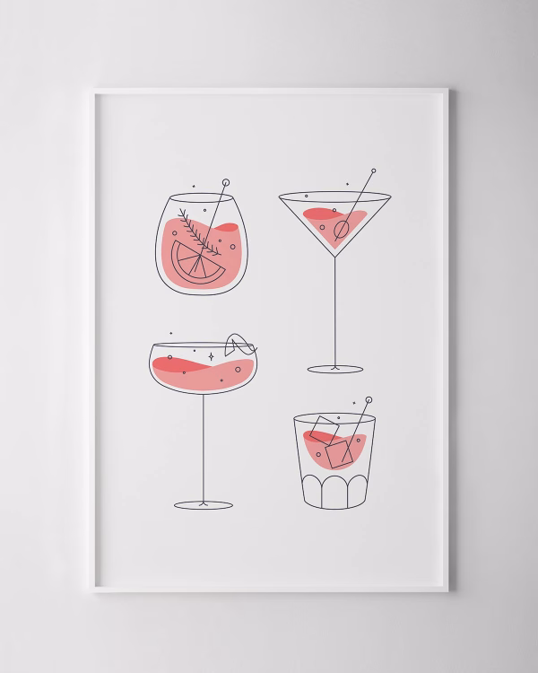 Cocktails Print No.2