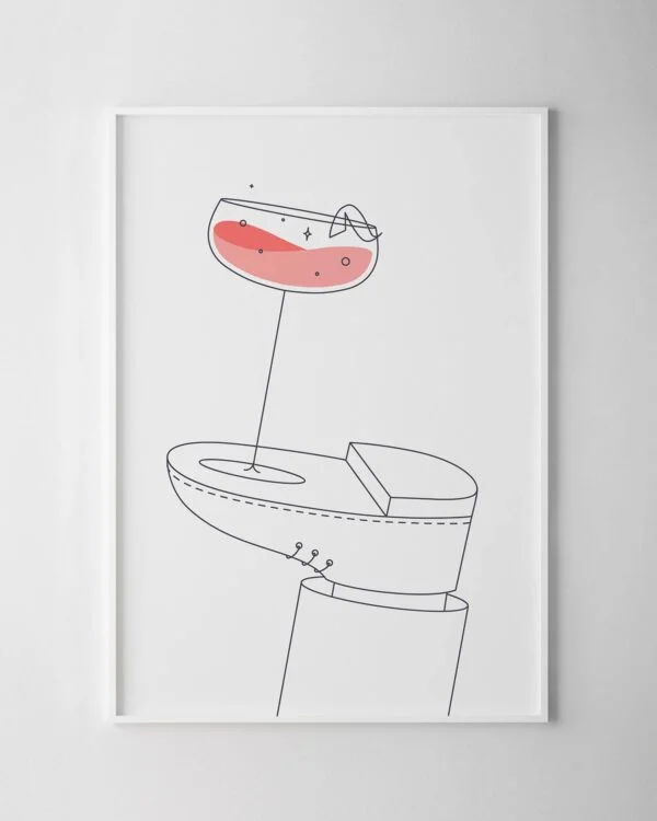 Daiquiri on a Shoe Print