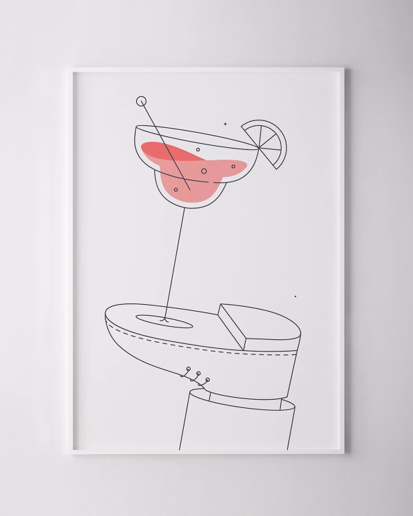 Margarita on a Shoe Print
