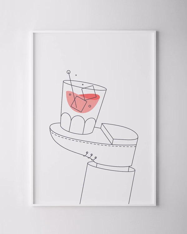 Scotch on a Shoe Print