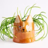 Bailey Cat Planter – Orange