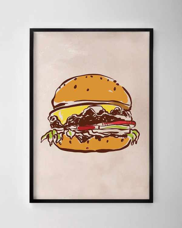 Burger Print