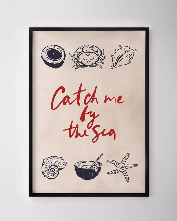 Catch Me By The Sea Print