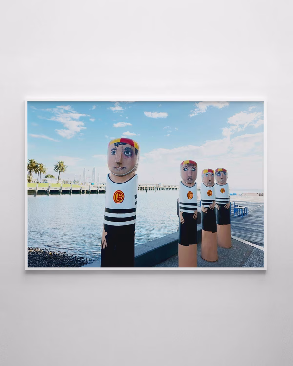 Geelong Bollards Print No.1