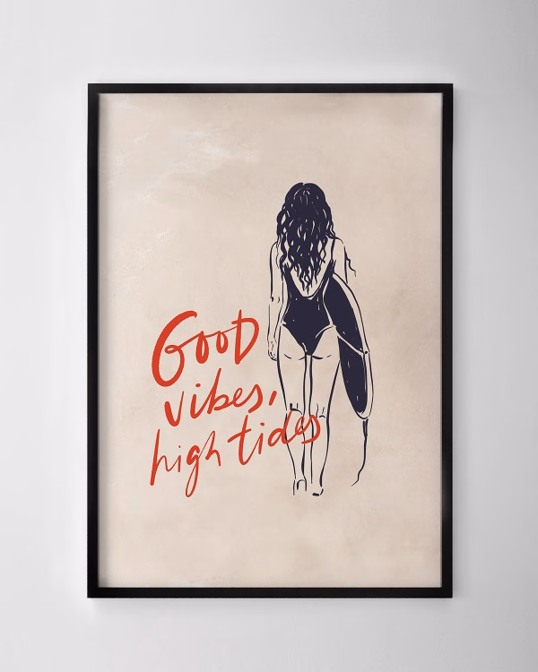 Good Vibes High Tides Print