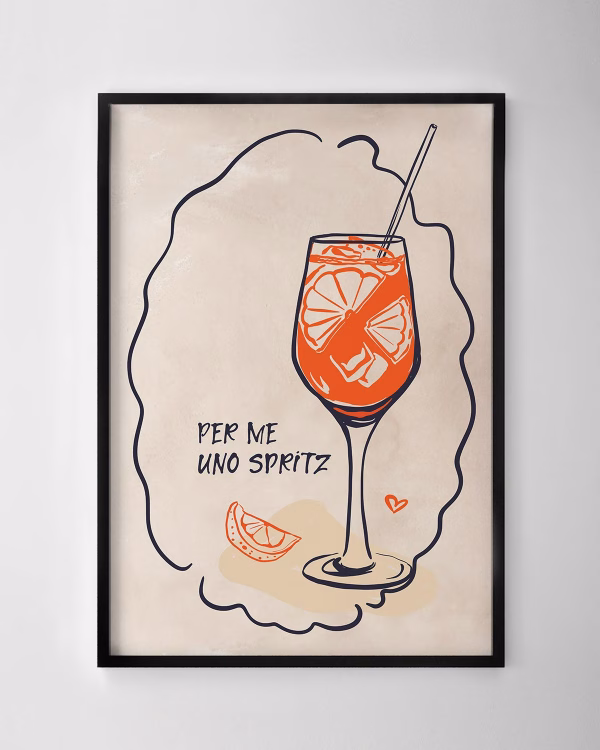 Per Me Uno Spritz Print