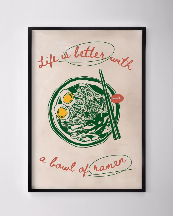 Ramen Bowl Print