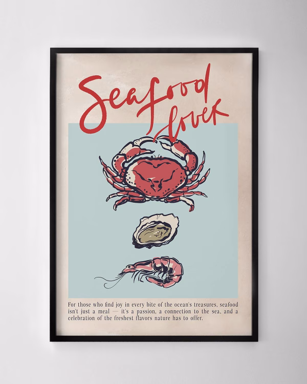 Seafood Lover Print