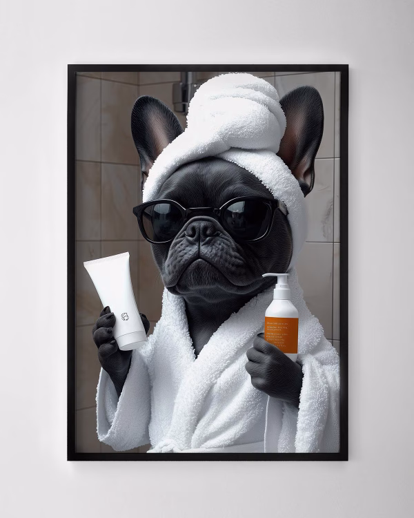 Spa Frenchie Print