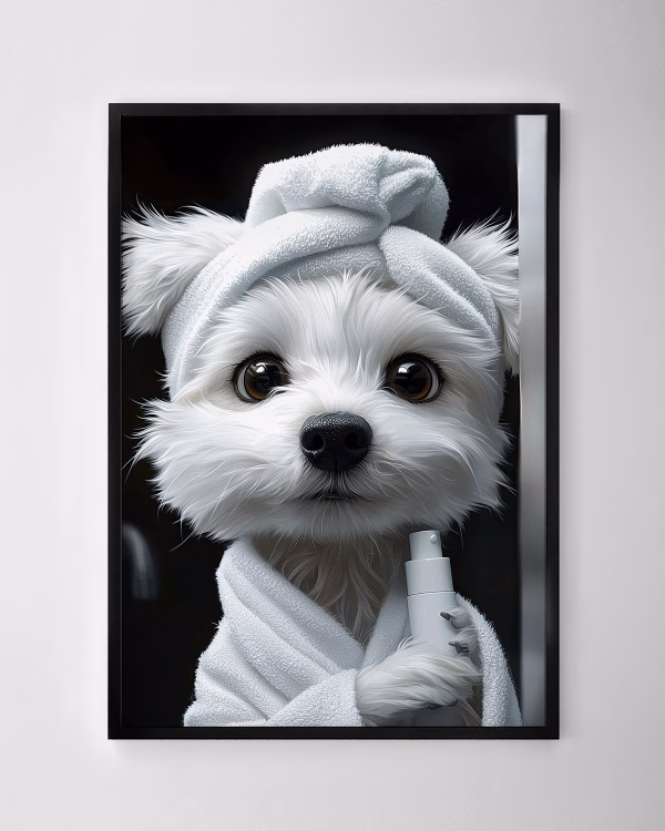Spa Maltese Terrier Print No.1