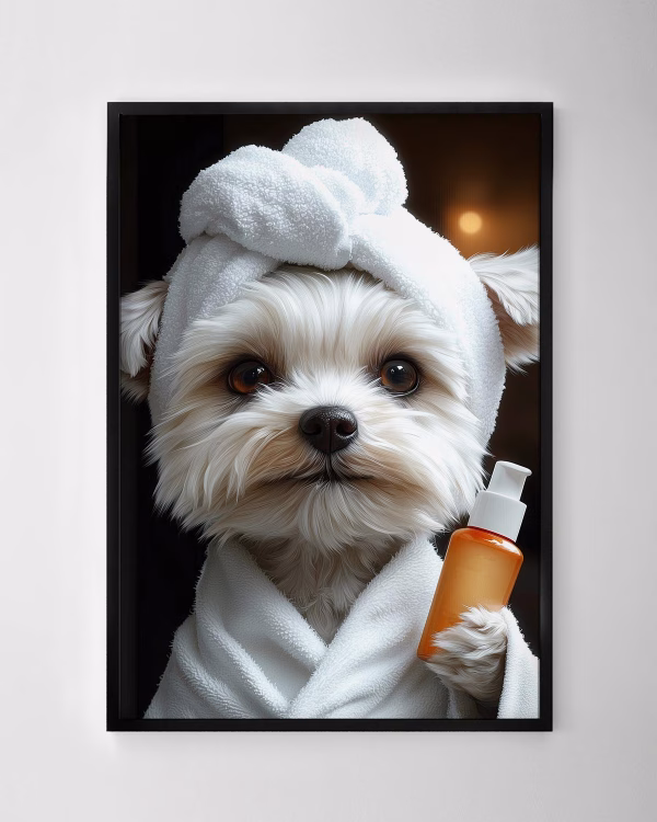 Spa Maltese Terrier Print No.2