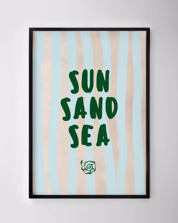 Sun Sand Sea Print