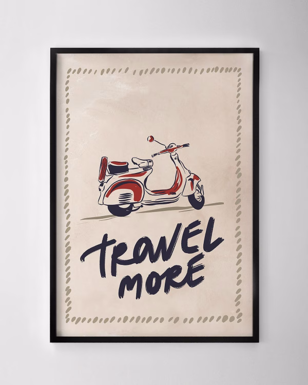 Travel More Print