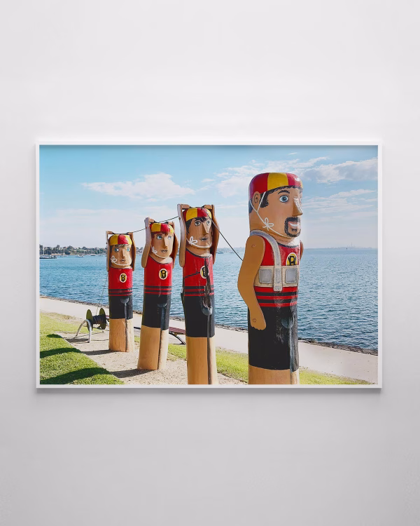 Geelong Bollards Print No.3