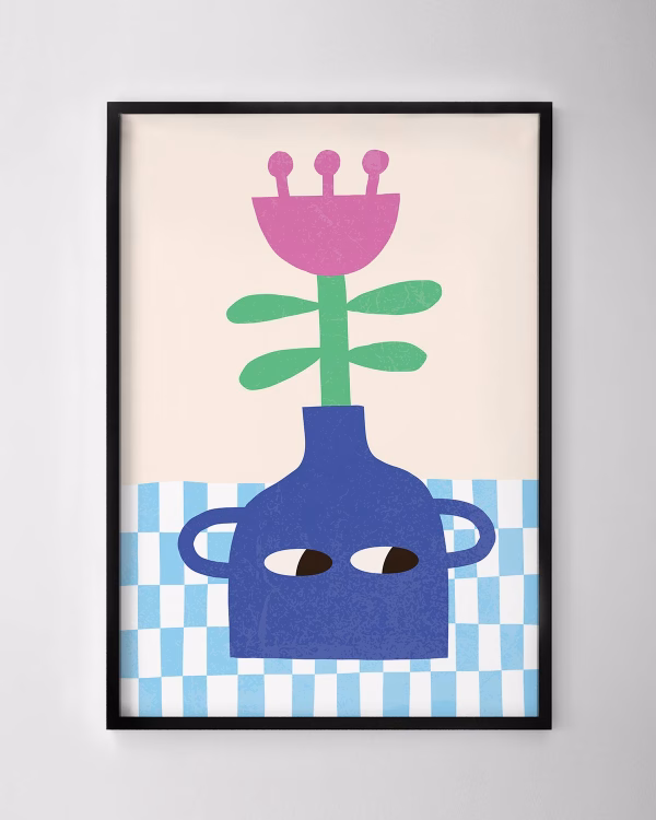 Pink Flower Print No.2