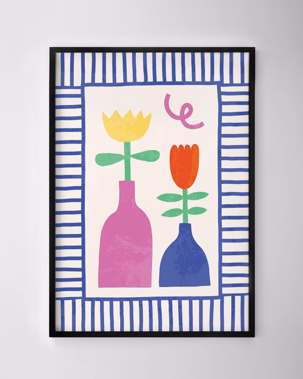 Two Flowers Print
