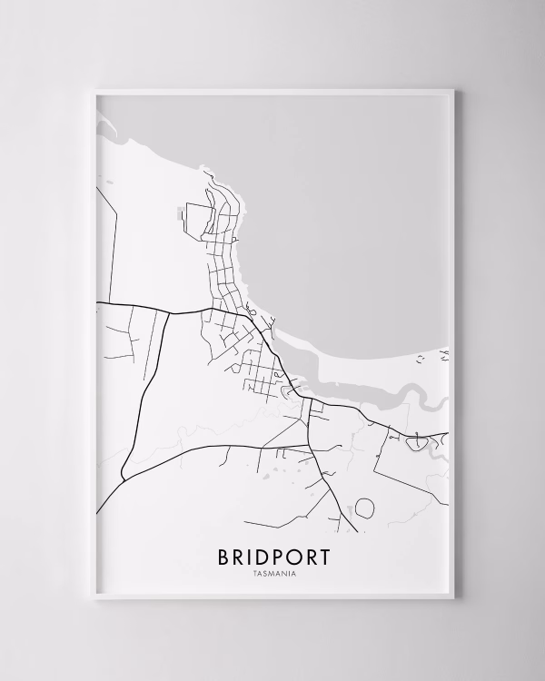 Bridport TAS Map Print (A3 Size)