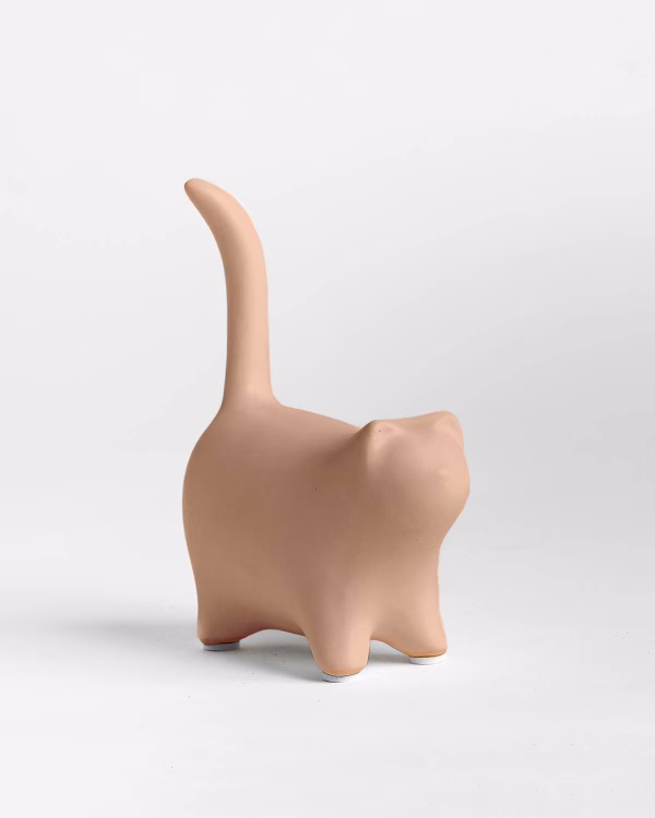 Baby Cat Sculpture – Bisque
