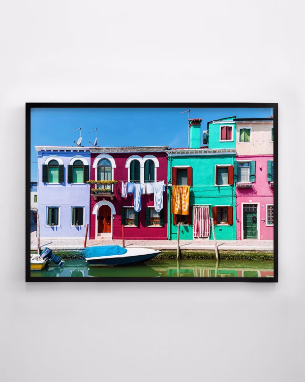 Burano Laundry Day Print