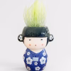 Kokeshi Planter – Blue