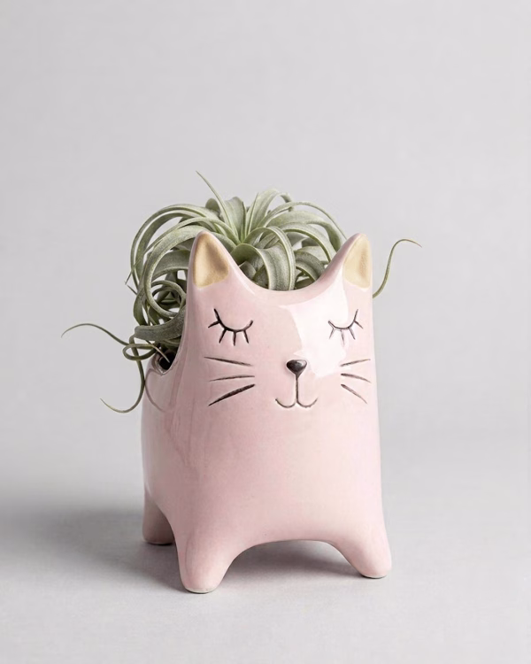Pink Cat Planter