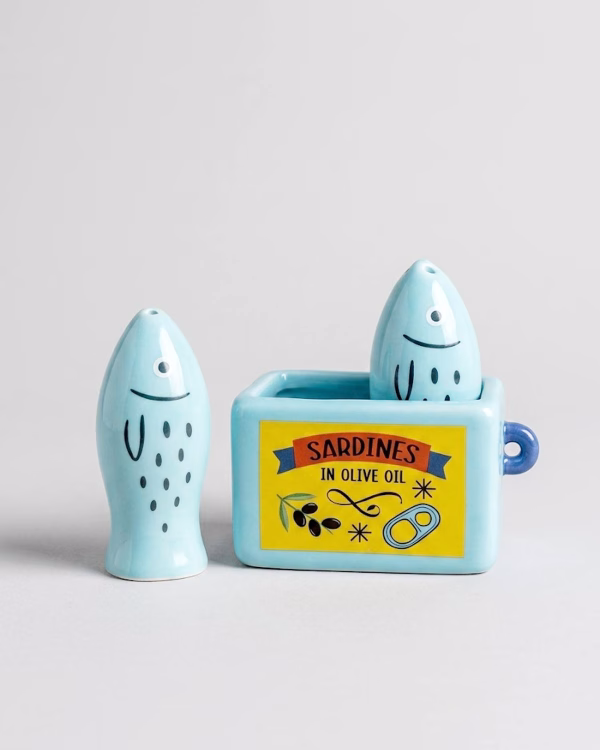 Sardine Salt and Pepper Shakers