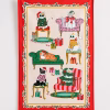 Christmas Cool Cats Cotton Tea Towel