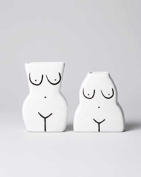 Female Form Bud Vases – Set of 2