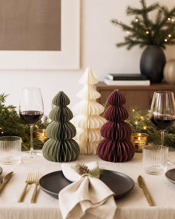 Tabletop Paper Christmas Trees