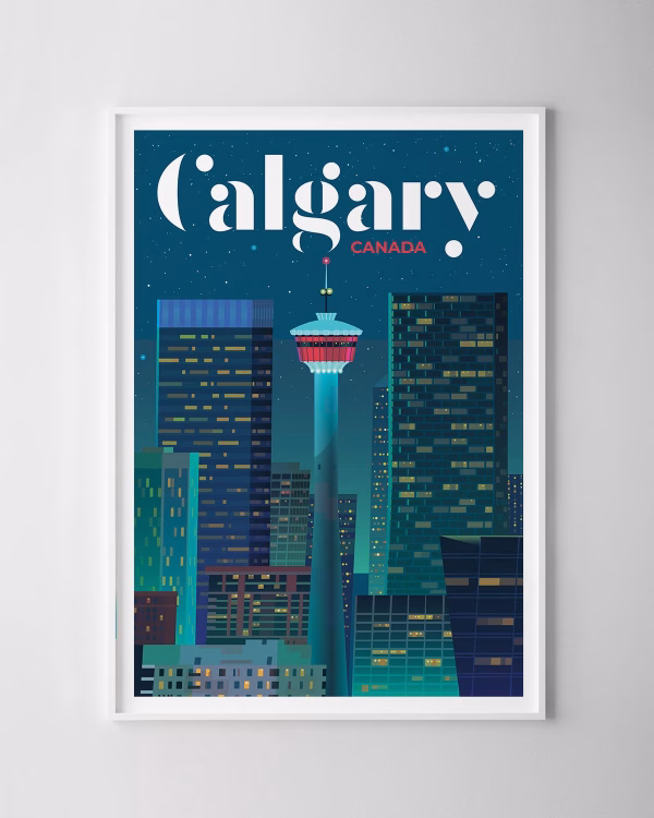 Calgary Travel Poster