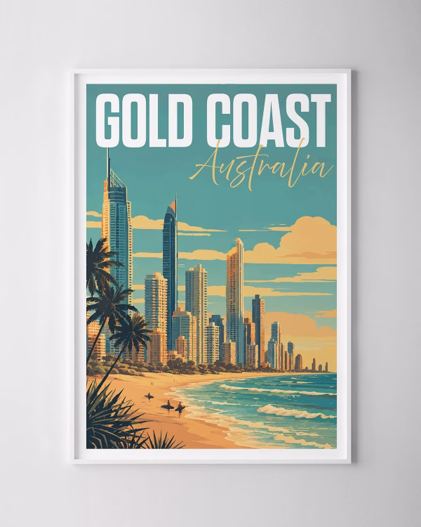 Gold Coast Travel Poster