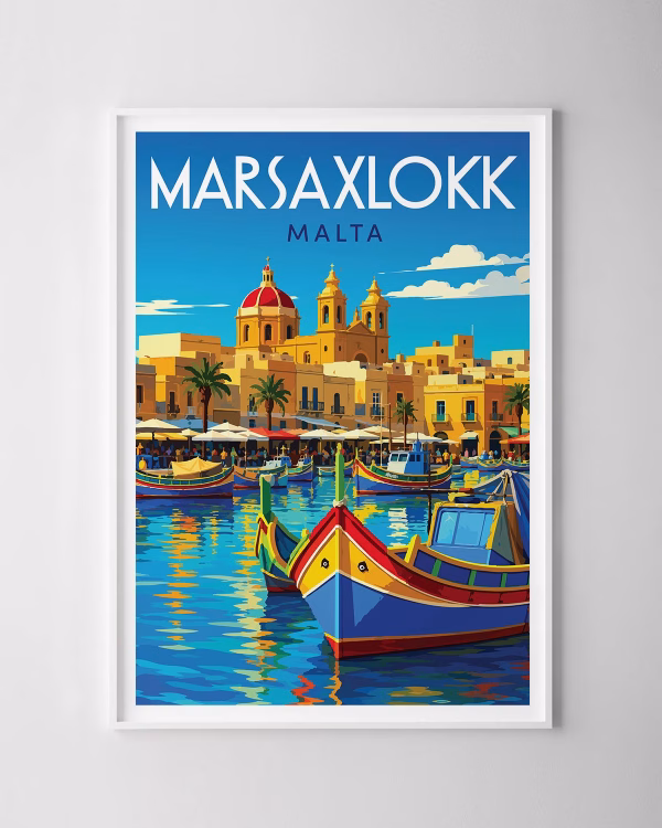 Marsaxlokk Travel Poster