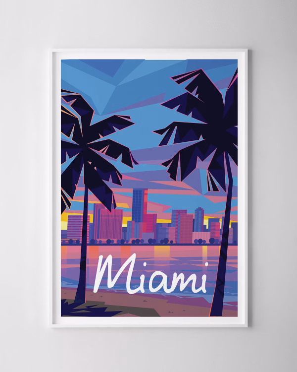 Miami Travel Poster