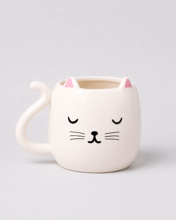 Cutie Cat Shaped Mug