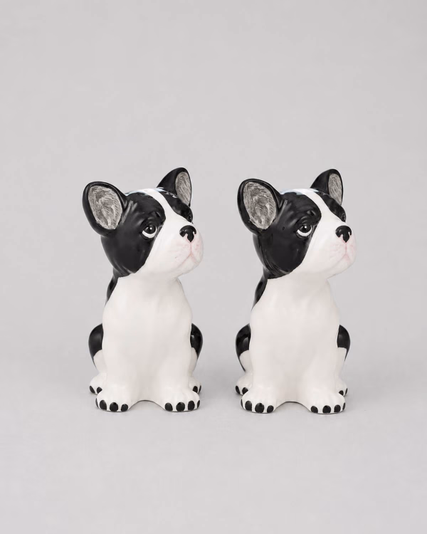 Frenchie Salt & Pepper Shakers