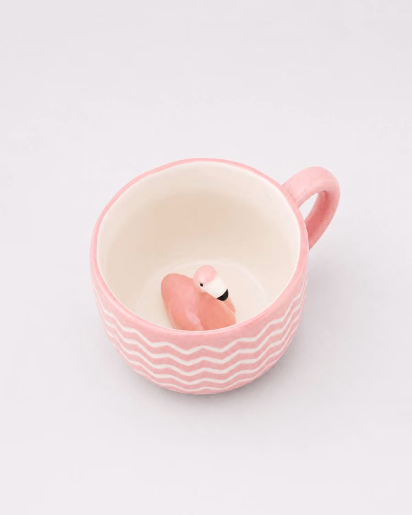 Surprise Flamingo Mug