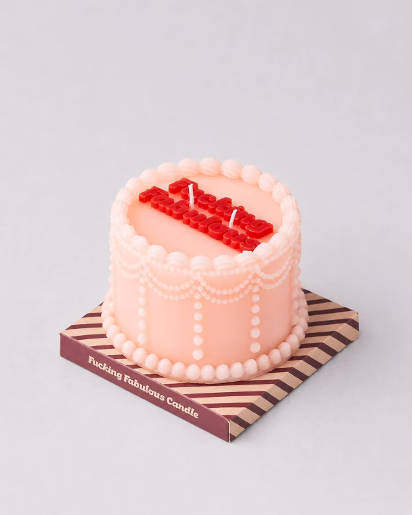 F*cking Fabulous Birthday Cake Candle