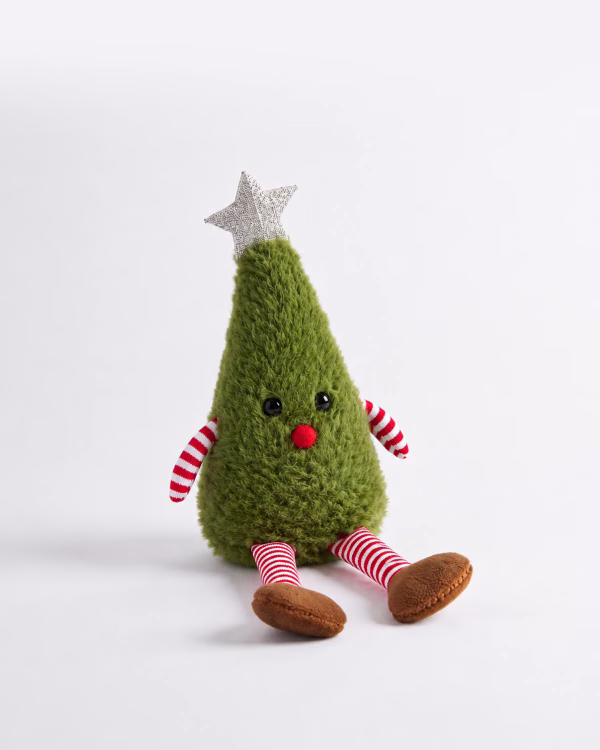 Christmas Tree Plush Decoration – Green