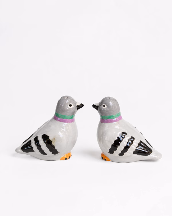 Pigeon Salt & Pepper Shakers