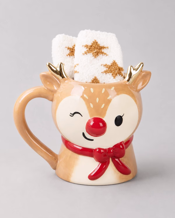 Ruby the Reindeer Mug & Socks Set