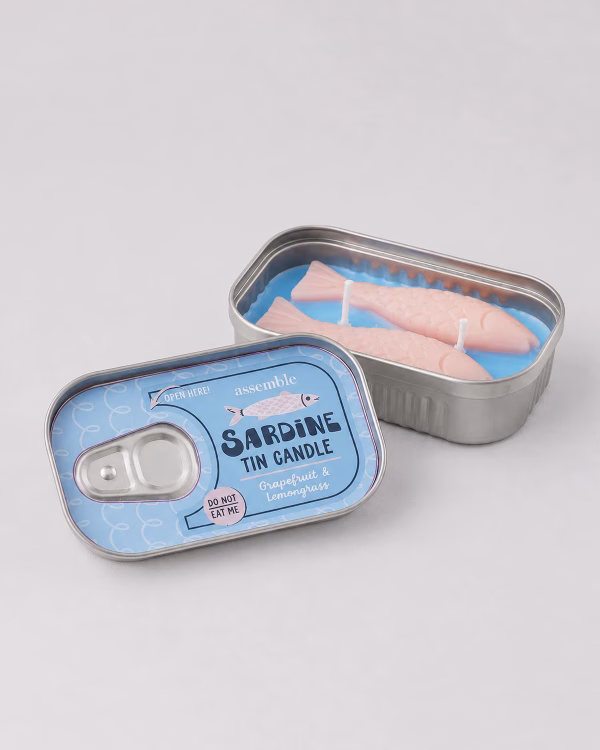 Sardine Tin Candle – Pink