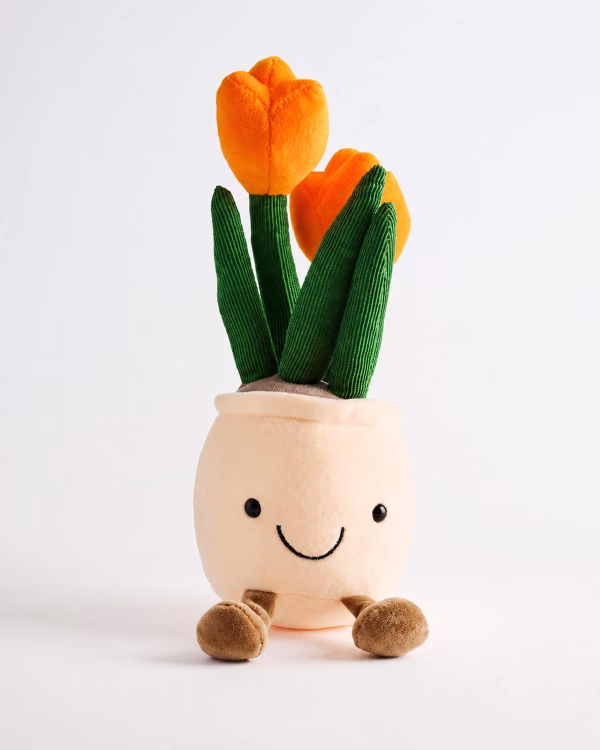 Tulip Plush Toy - Orange