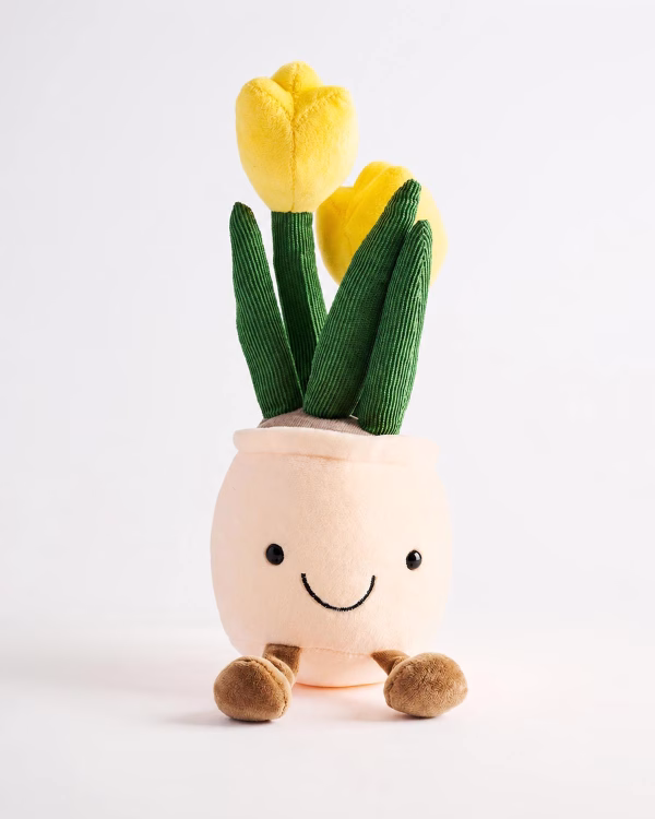 Tulip Plush Toy - Yellow