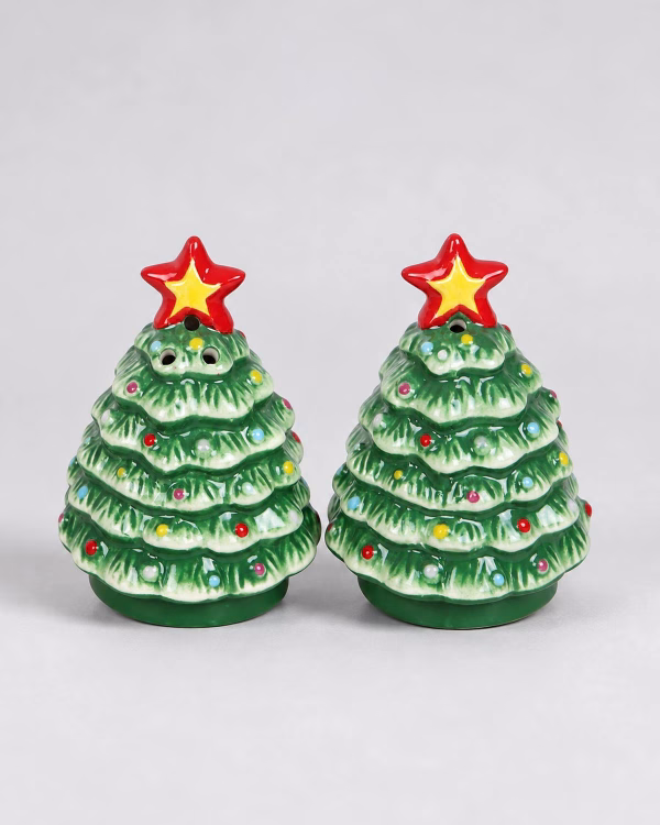 Christmas Tree Salt & Pepper Shakers