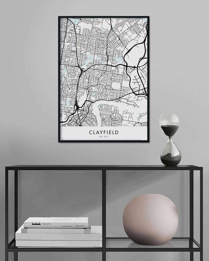 Brisbane – Clayfield Map Print - Chelsea Chelsea